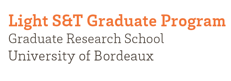 Light S&T Graduate Program -  University of Bordeaux