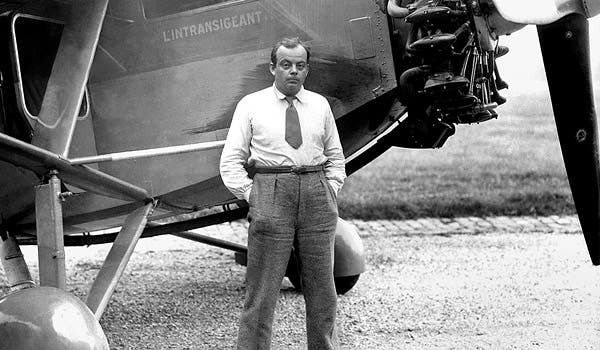 Antoine de Saint-Exupéry, the French author of the fable "The Little Prince."