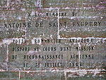 Commemorative inscription in the Panthéon of Paris.